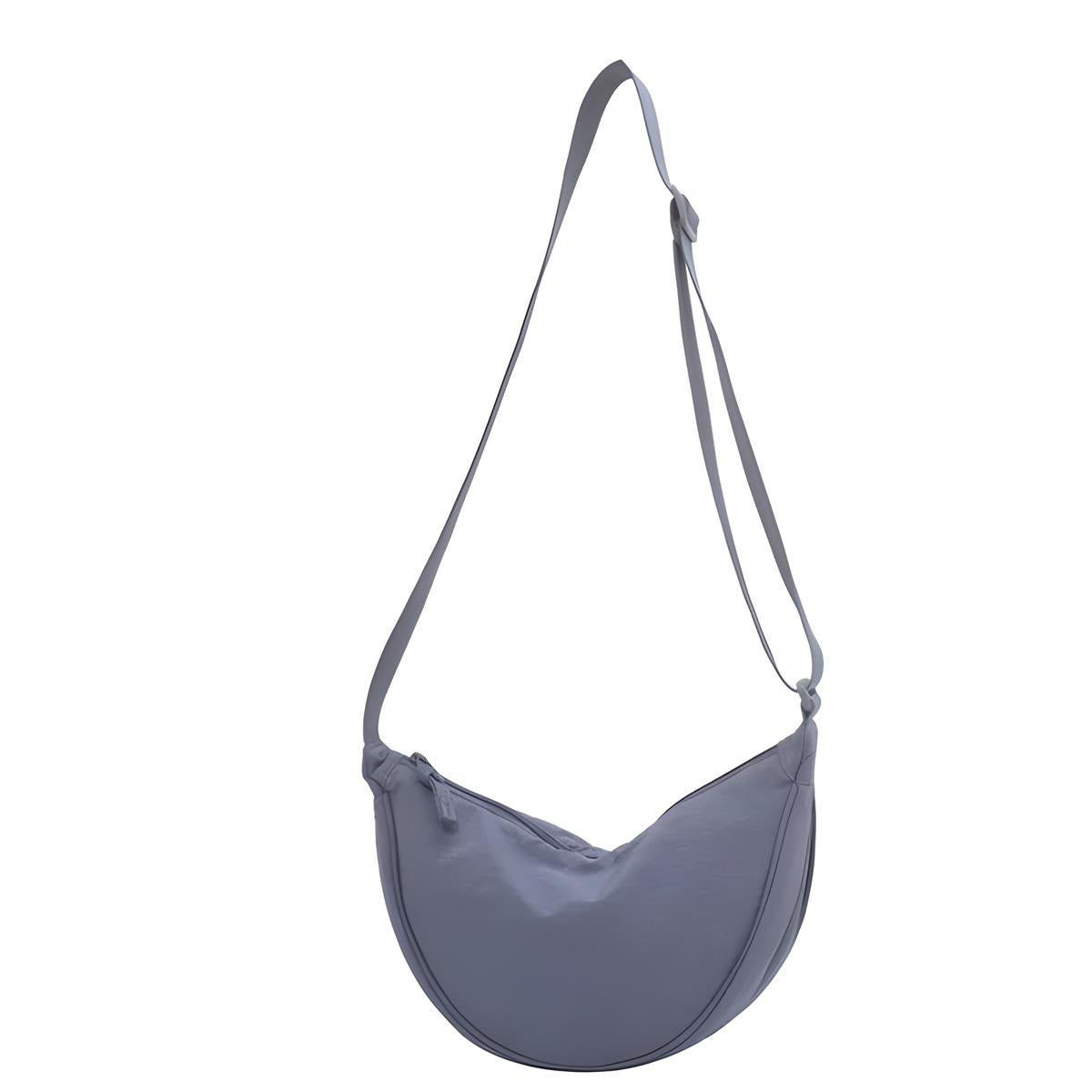 Stylish purple dumpling shoulder bag for fashionable women