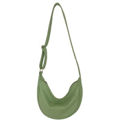 Stylish purple dumpling shoulder bag for fashionable women
