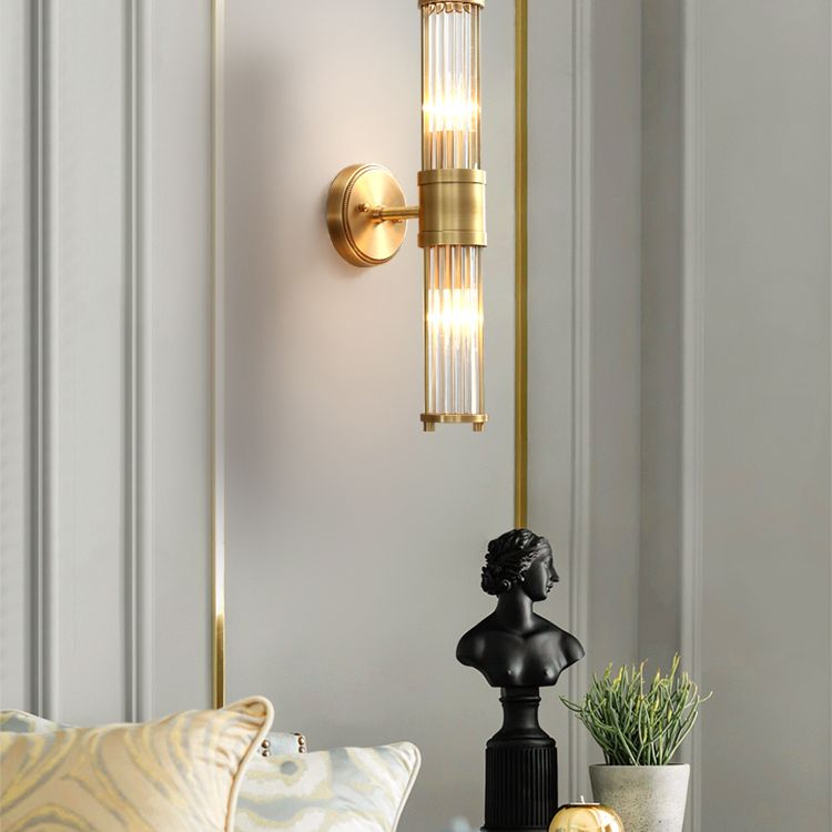 Élodie | Applique Cylindrique Dorée – Charme Contemporain