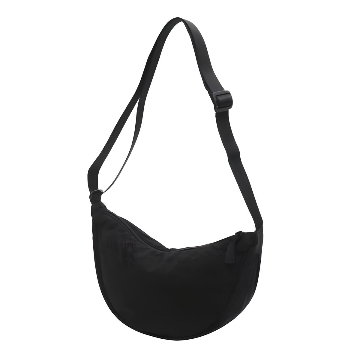 Stylish purple dumpling shoulder bag for fashionable women