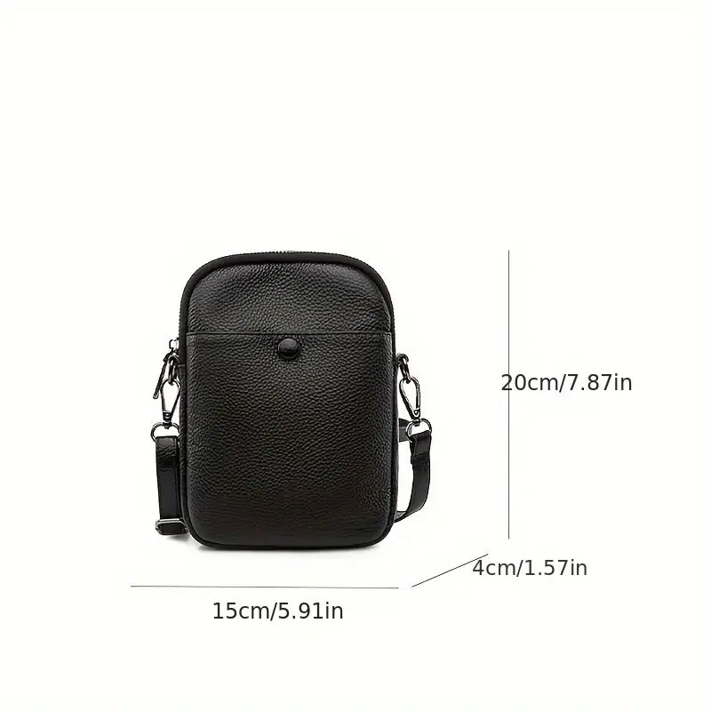 Remington | Tyylikäs olkalaukku naisille kevyestä aidosta nahasta