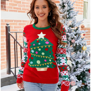 Amelie | Pull de Noël à manches longues pour femmes