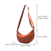 Stylish purple dumpling shoulder bag for fashionable women