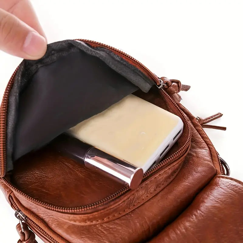 Willa | Pieni kevyt PU-nahkainen olkalaukku naisille