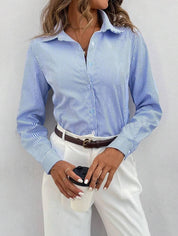 Kendra | Classic Versatile Striped Blouse