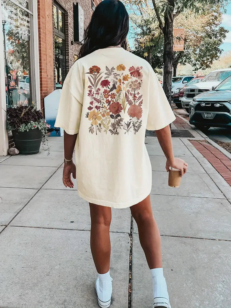 DAISY | Round Neck T-shirt Dress