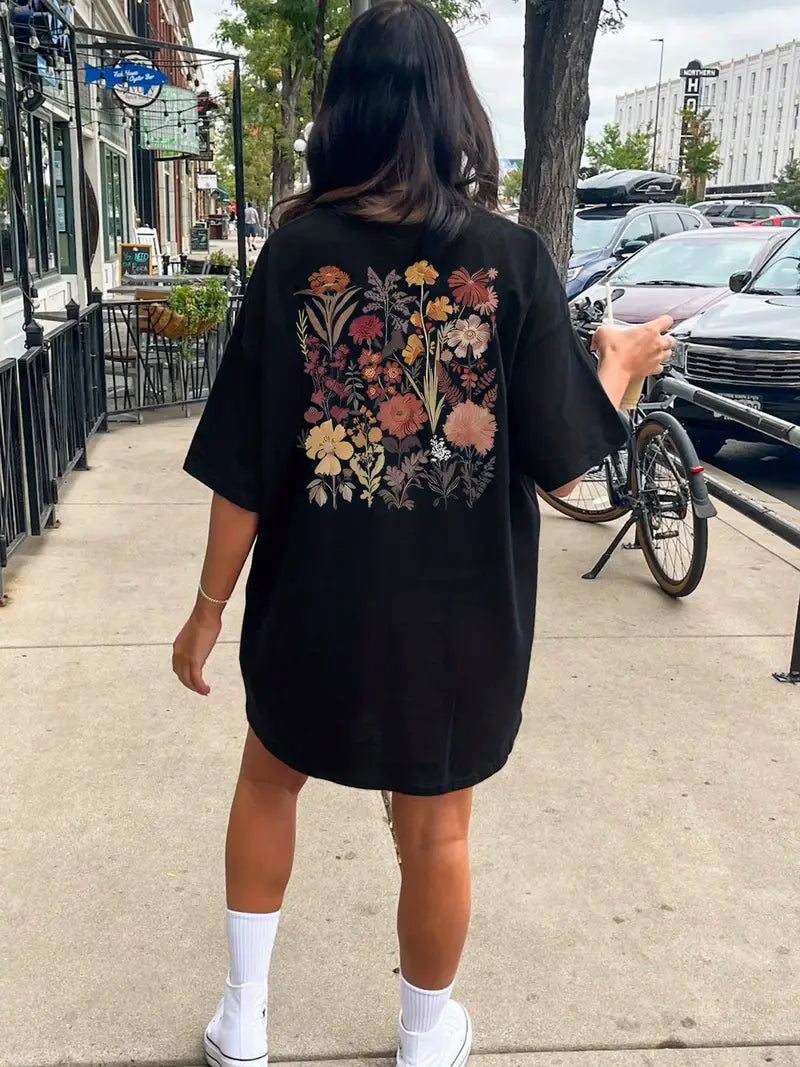DAISY | Round Neck T-shirt Dress