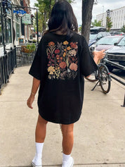 DAISY | Round Neck T-shirt Dress