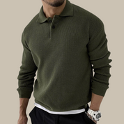 OSLO | Polo-skjorte Casual Chic for menn med lange ermer