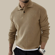 OSLO | Polo-skjorte Casual Chic for menn med lange ermer