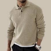 OSLO | Polo-skjorte Casual Chic for menn med lange ermer