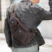 Dayana | Frontier leather shoulder bag