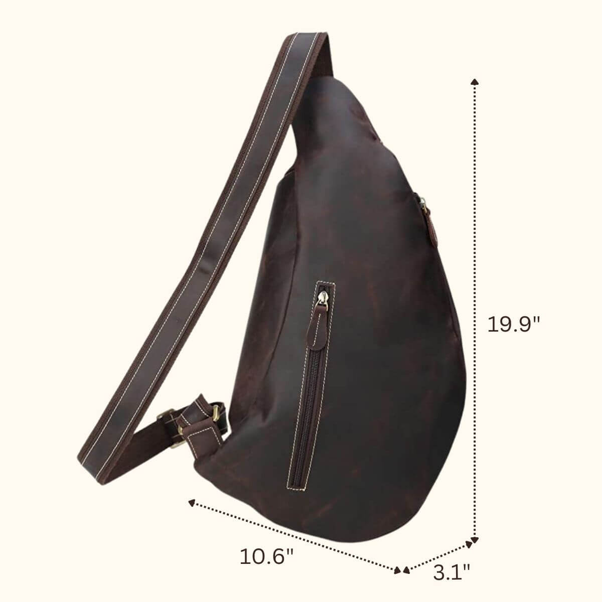Dayana | Frontier leather shoulder bag