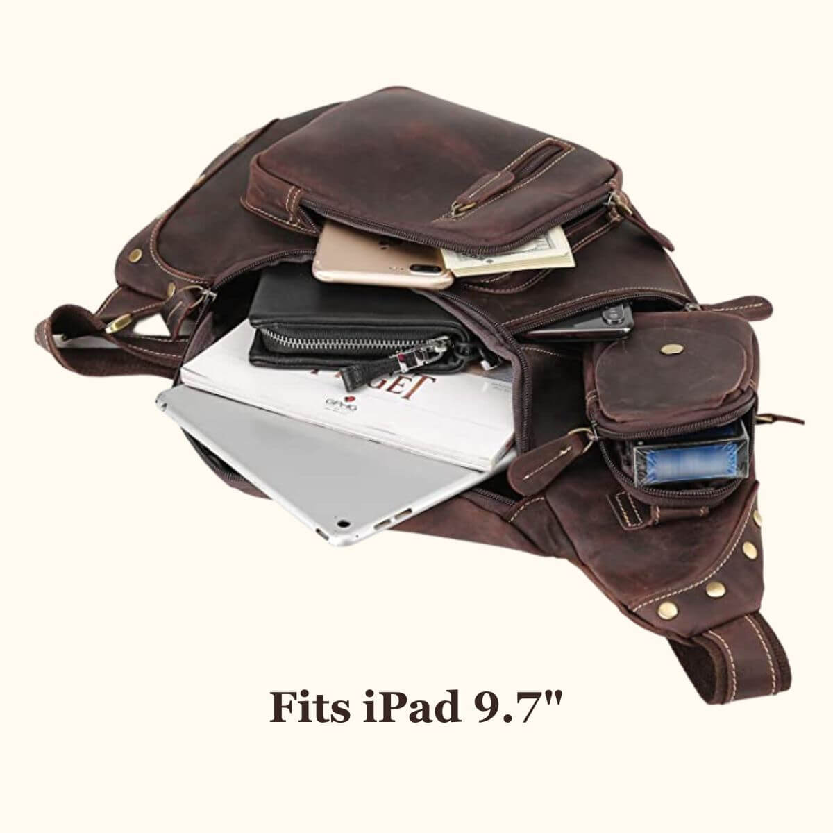 Dayana | Frontier leather shoulder bag