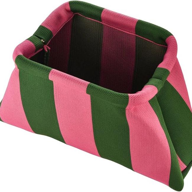 Lanie | Elegant and versatile striped cosmetic pouch