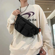 Cassius | Ulkokäyttöön tarkoitettu miesten olkalaukku ristikkäin kantaen