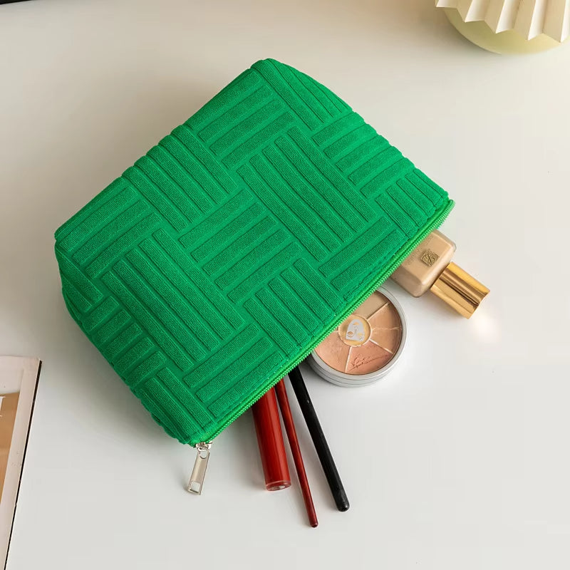 Miller | Chic and Elegant Striped Makeup Bag