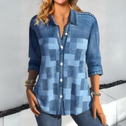 PENELOPE | Elegant Women's Checkered Top