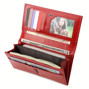 Kylee | Large leather travel wallet with RFID protection