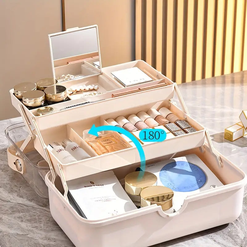 Déborah | Trousse de maquillage pratique, spacieuse et organisée