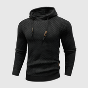 Leo | Hip hoodie with embossed pattern