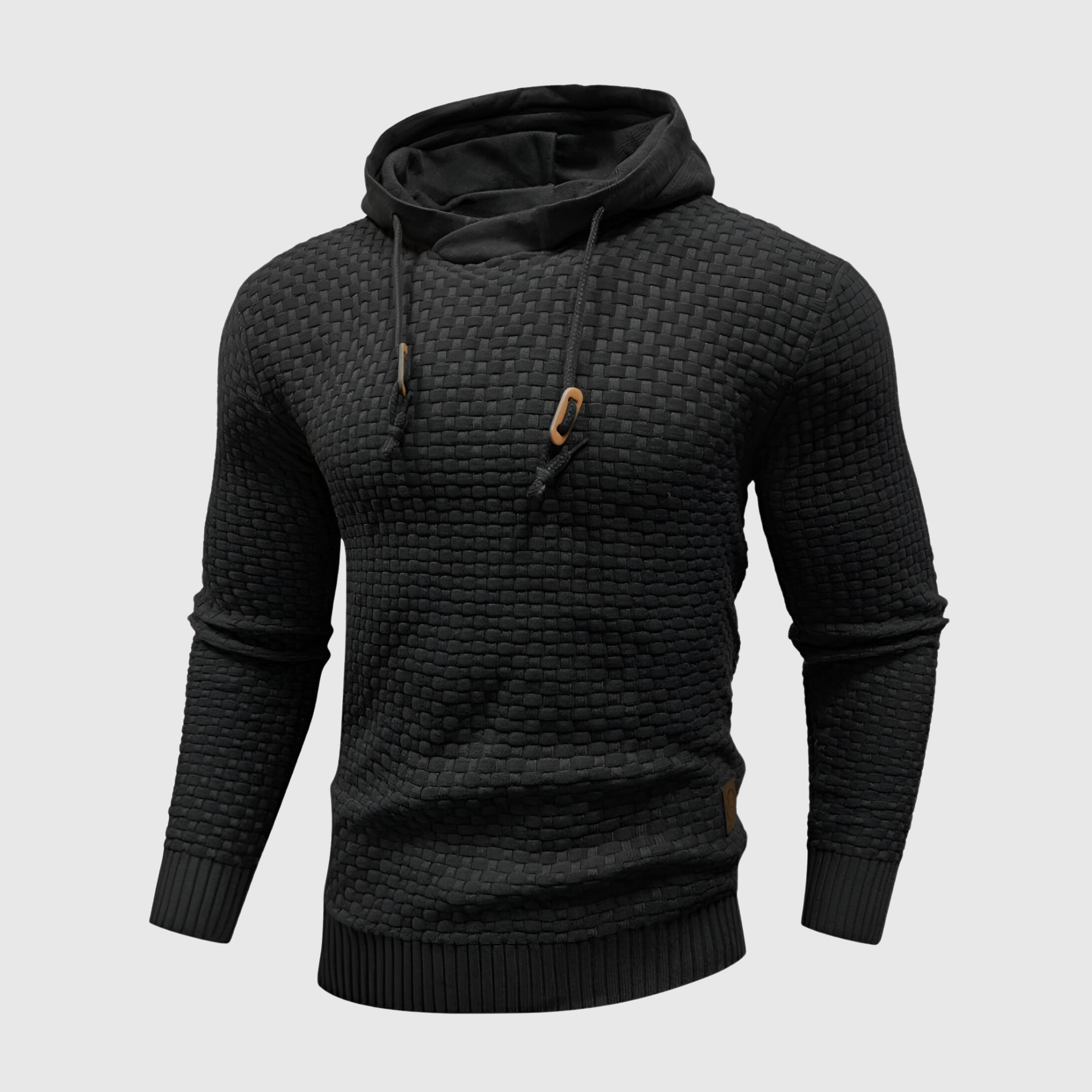 Leo | Hip hoodie with embossed pattern