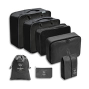 PackMaster | Sett med 7 reiseoppbevaringsbokser