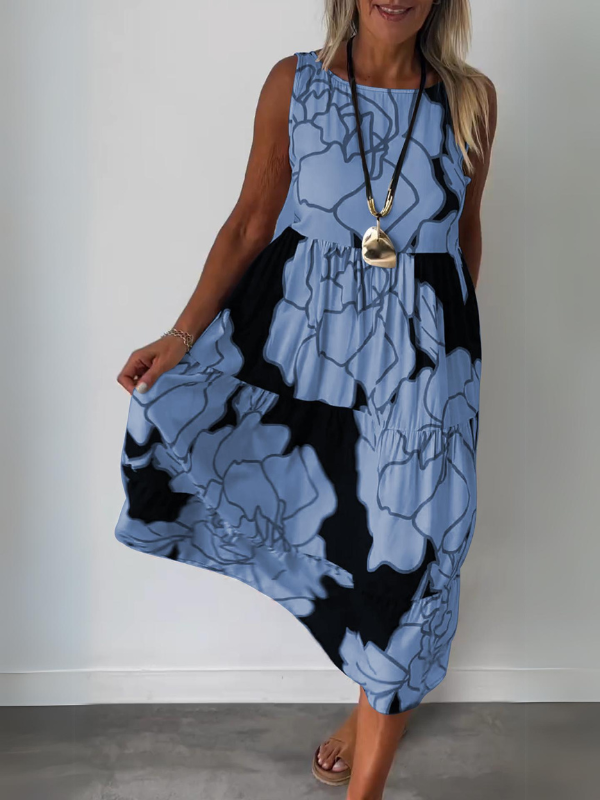 MARY | Elegant blomsterkjole for kvinner