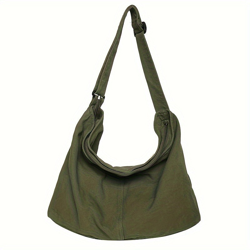 Hailey | Oversized Canvas Crossbody Bag Chic for Effortless Style