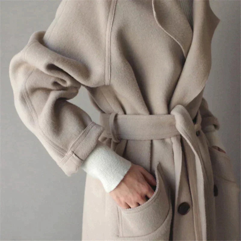 CECILAS | Manteau en laine long