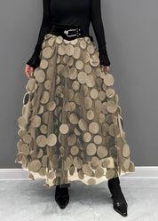 LAURA Black Polka Dot Skirt