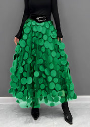 LAURA Black Polka Dot Skirt