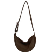 Stylish purple dumpling shoulder bag for fashionable women