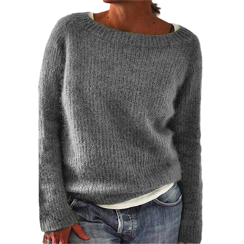 Klara | Casual Crew Neck Sweater for Women