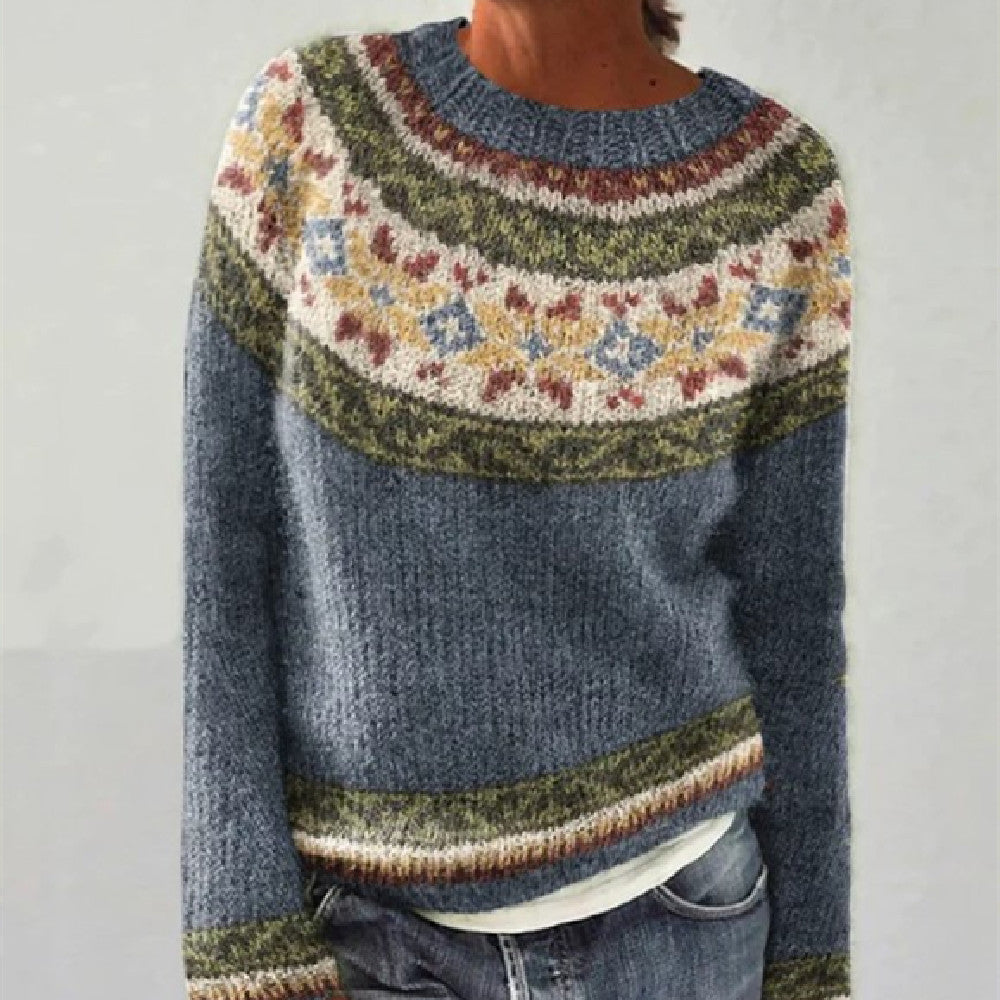 Maureen | Nordic Charm Knitted Sweater