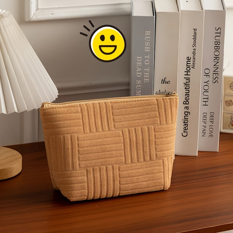 Miller | Chic and Elegant Striped Makeup Bag