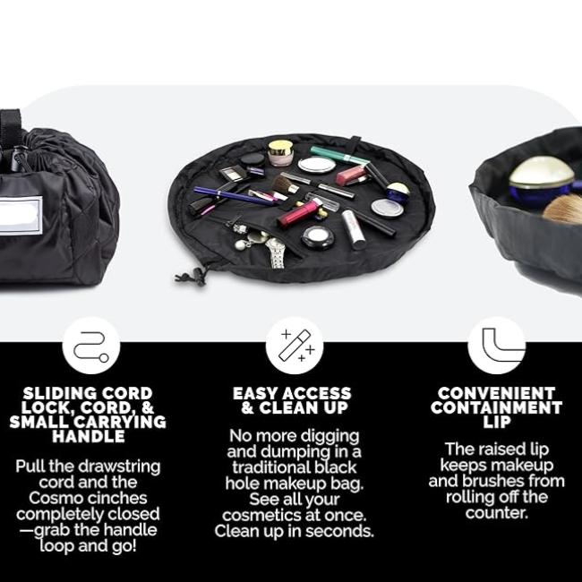 Layla | Elegant and versatile makeup bag with quick access