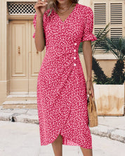 NINA | Floral Print Dress