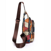 Keily | Women's Shoulder Bag with Embossed Pattern and Colorblock
