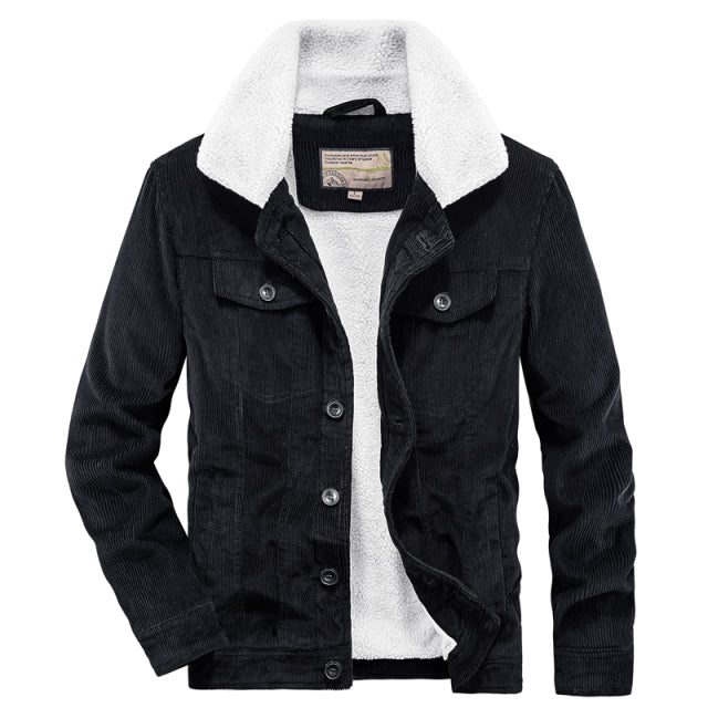 Max | Elegant vinterjakke for menn med Sherpa-fôr for ultimat varmekomfort