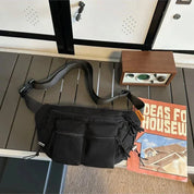 Cassius | Ulkokäyttöön tarkoitettu miesten olkalaukku ristikkäin kantaen