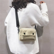 Salem | Mini olkalaukku samettikorduroysta