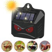 2 répulsifs à ultrasons pour animaux alimentés à l'énergie solaire 0