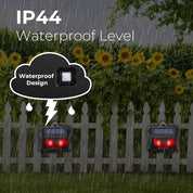 2 répulsifs à ultrasons pour animaux alimentés à l'énergie solaire 6