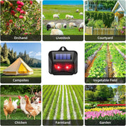 2 répulsifs à ultrasons pour animaux alimentés à l'énergie solaire 7