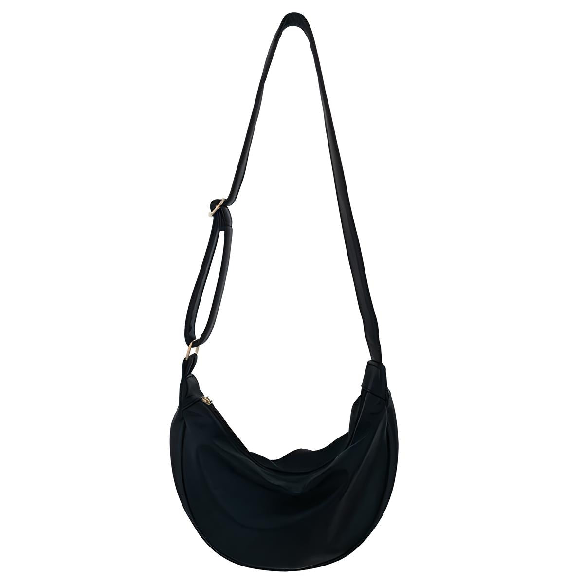 Stylish purple dumpling shoulder bag for fashionable women