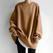 Anna | Pull pour femmes grandes tailles avec manches longues