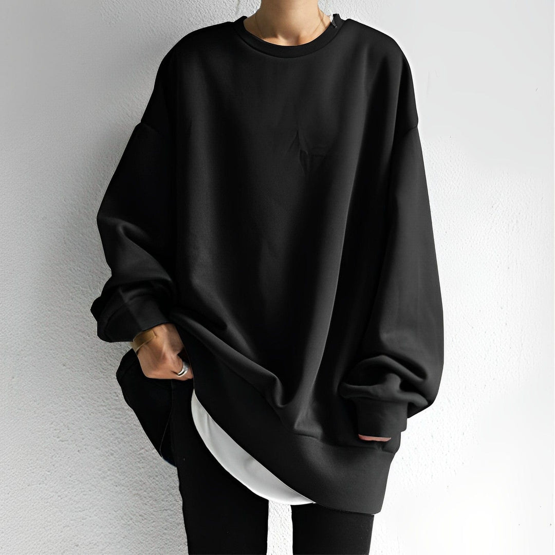 Anna | Pull pour femmes grandes tailles avec manches longues
