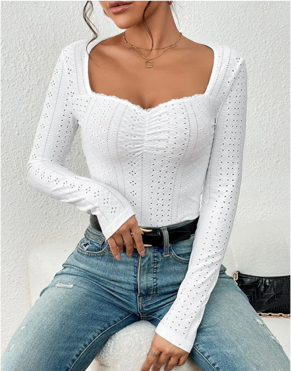 JACKY | Embroidered Long-Sleeve Shirt