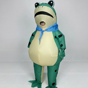 Inflatable frog costume for Halloween and costume parties